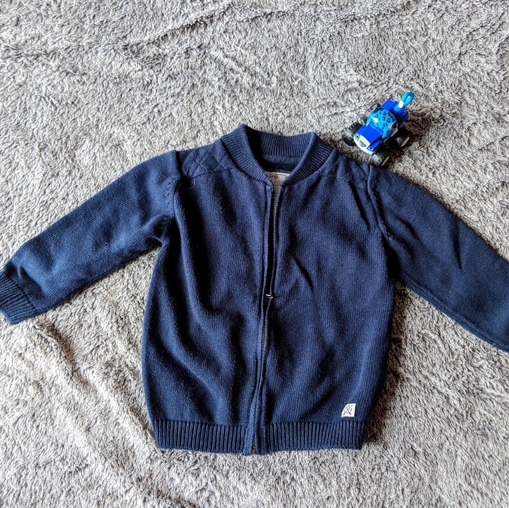 Zara Zip up Sweater Boys 2-3yrs